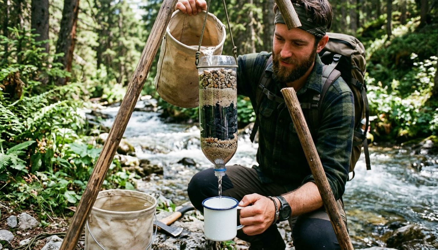 Techniques avancées de filtration d'eau en milieu sauvage